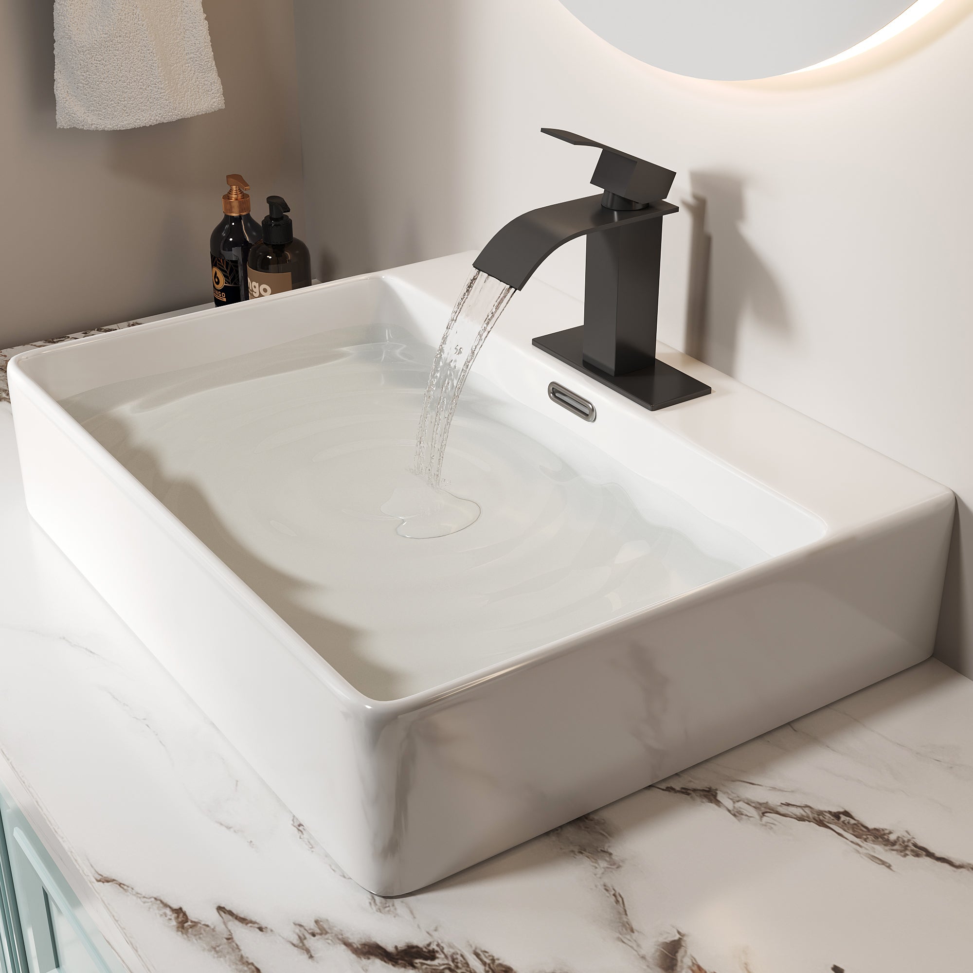 Bothwa Home 6" CUPC Certified Harlow Single Handle Bathroom Sink Faucet