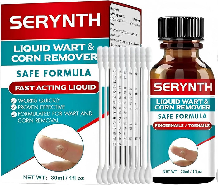 Salicylic Acid Wart Remover Liquid Freeze Off, Quickly Removes Plantar Warts, Corn Warts, and Finger Warts. Maximum Strength Formula - 17%, Painless & Safe, Effective, Scar-Free Solution.