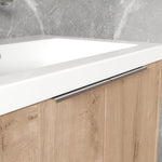 Bathroom Cabinet With Sink,Soft Close Doors,Float Mounting Design,24 Inch For Small Bathroom,24x18