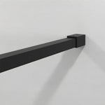 46" X 72" Shower Screen Walk-in Wet-room Black
