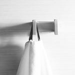 Simple Double Towel Hook, SUS304 Stainless Steel Bath Towel Holder, Bathroom Double Robe Hook, Hand Towel Hanger Wall Mount