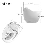 One-piece Bathroom Comfort Height Compact Toilet,1.28 GPF Single Flush Tankless Egg-shaped Built-in Purifying Basin Toilet,Simple Toilets for Bathrooms