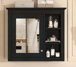 30'' x 28'' Medicine Cabinet, Wall Mounted Bathroom Storage Cabinet, Modern Bathroom Wall Cabinet with Mirror,Medicine Cabinet, Mirror Cabinet with 3 Open Shelves (Not Include Bathroom Vanity )