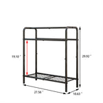 3 Tier Metal Towel Rack, Freestanding Towel Holder for Bathroom, Save Space with Storage, Display Rack for Bedroom, Bathroom, Swimming Pool