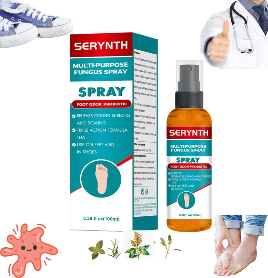Foot And Shoe Spray Antifungal,Foot Fungus Spray,Athlete Foot Spray,Itchy Feet Treatment,Foot Treat Of Molting, Blisters, Itching And Odor（100ML）