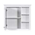 30'' x 28'' Medicine Cabinet, Wall Mounted Bathroom Storage Cabinet, Modern Bathroom Wall Cabinet with Mirror,Medicine Cabinet, Mirror Cabinet with 3 Open Shelves (Not Include Bathroom Vanity )
