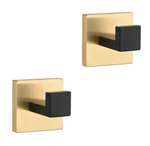 2 Pack Wall-Mounted Stainless Steel Bathroom Towel Hooks/Coat Hooks for Bathroom, Bedroom, Kitchen